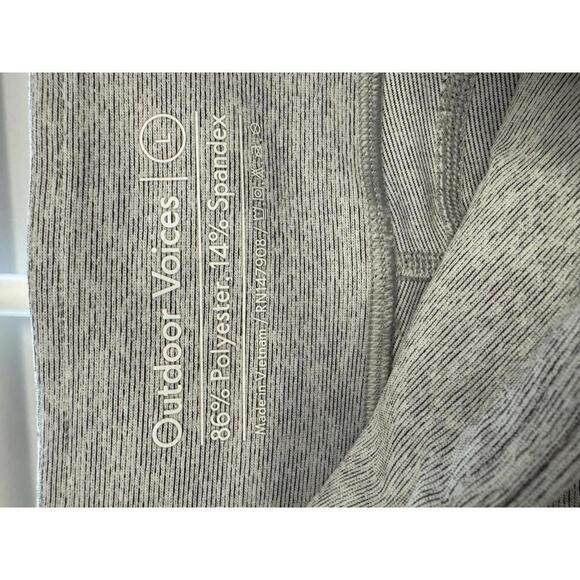 Outdoor Voices warmup crop leggings in dove gray size Large - Picture 4 of 4
